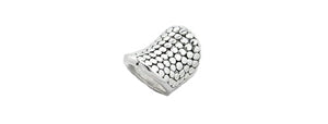 Sterling Silver Women's Chic Ring Size 6