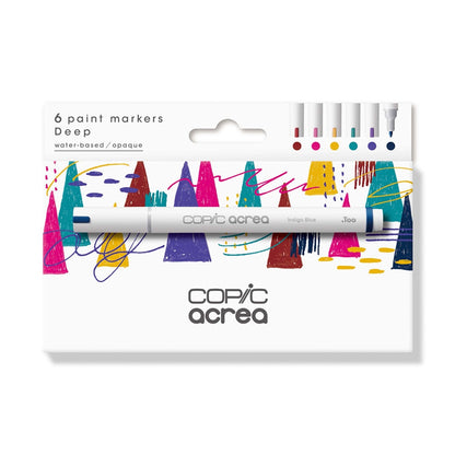 Copic Acrea Deep Set of 6 Markers