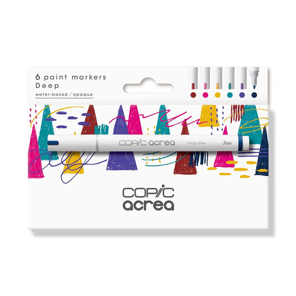 Copic Acrea Deep Set of 6 Markers