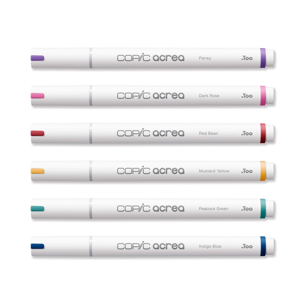 Copic Acrea Deep Set of 6 Markers