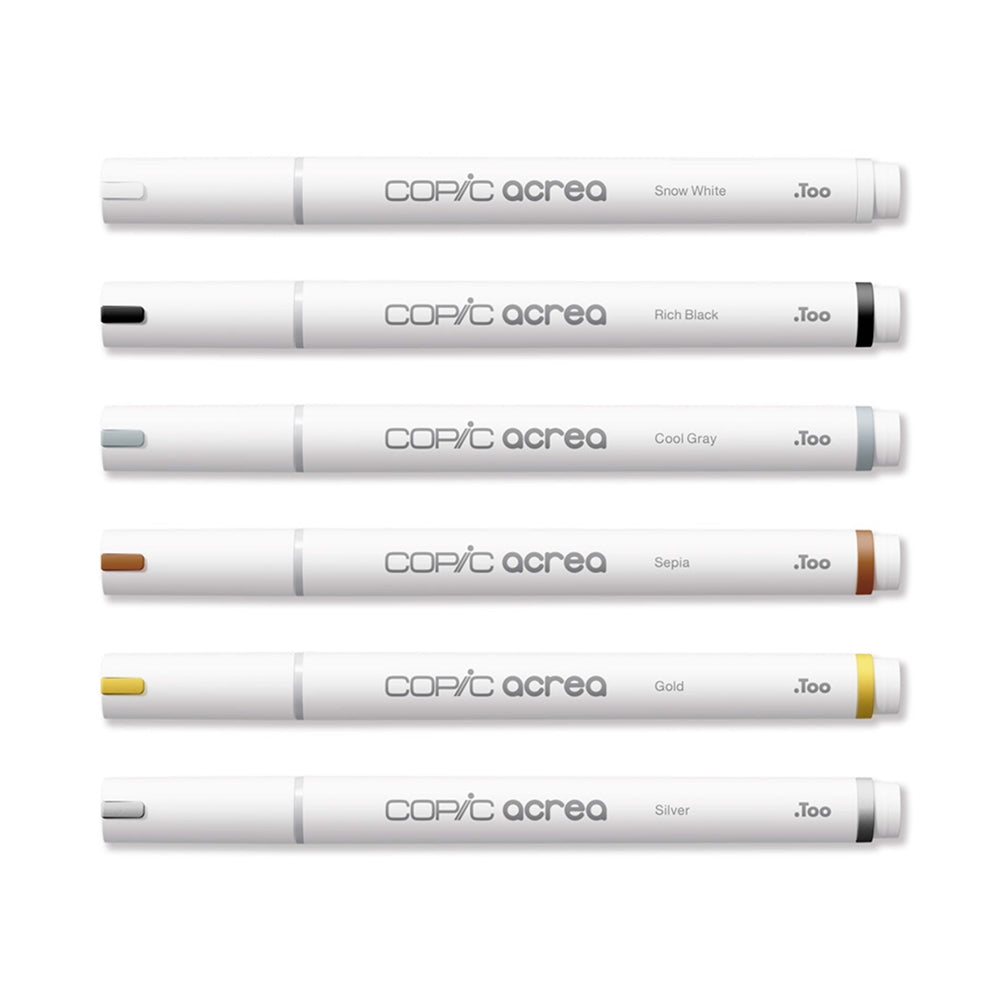 Copic Acrea Essentials Set of 6 Markers