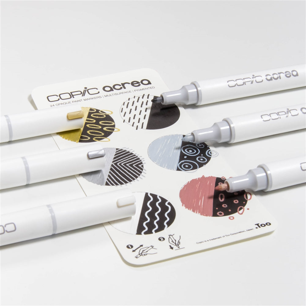 Copic Acrea Set of 6 Markers | Water-Based Pigment Ink – OtakuFuel