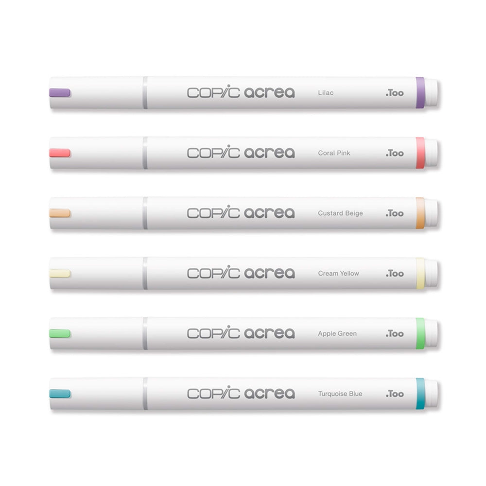 Copic Acrea Light Set of 6 Markers