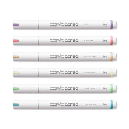 Copic Acrea Light Set of 6 Markers