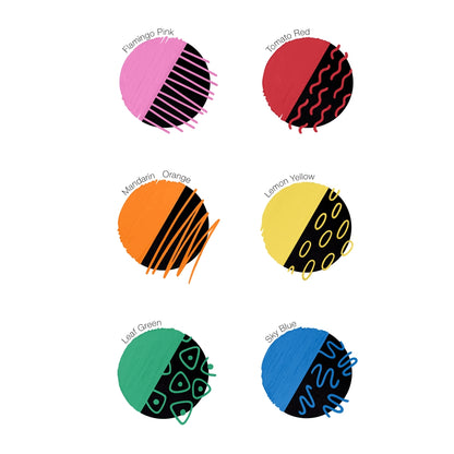 Copic Acrea Vivid Set of 6 Markers