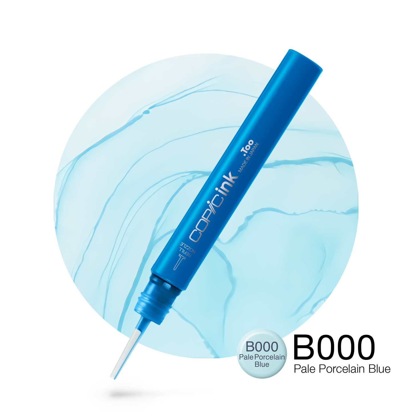 Copic Ink Refill B000 Pale Porcelain Blue <inline style="float: right; margin-right: 10px; background-color: rgb(230, 244, 244);">&nbsp;&nbsp;&nbsp;&nbsp;&nbsp;&nbsp; </inline>