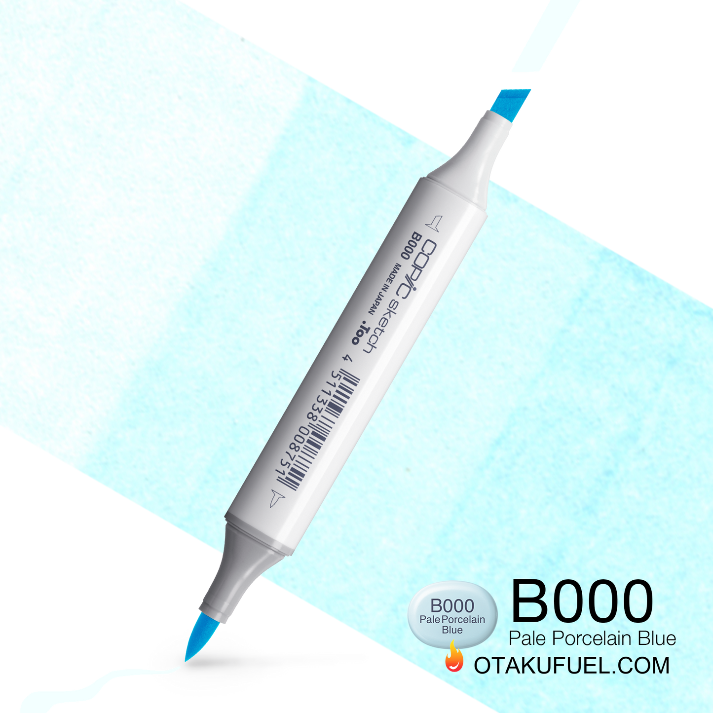 Copic Sketch B000 Pale Porcelain Blue Marker <inline style="float: right; margin-right: 10px; background-color: rgb(230, 244, 244);">&nbsp;&nbsp;&nbsp;&nbsp;&nbsp;&nbsp; </inline>