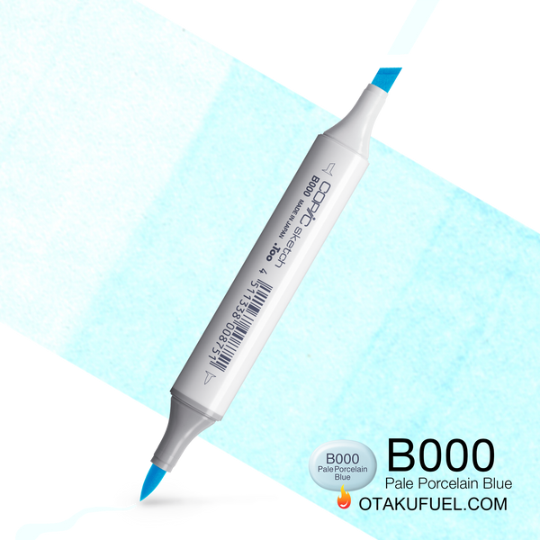 Copic Sketch B000 Pale Porcelain Blue Marker <inline style="float: right; margin-right: 10px; background-color: rgb(230, 244, 244);">&nbsp;&nbsp;&nbsp;&nbsp;&nbsp;&nbsp; </inline>