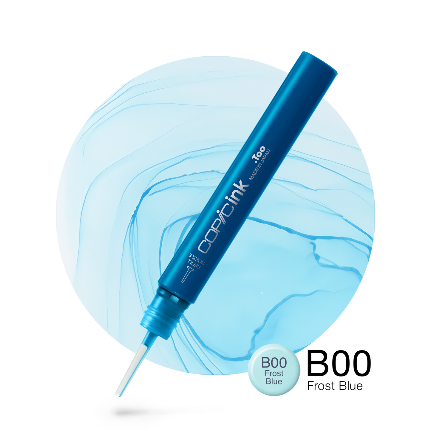 Copic Ink Refill B00 Frost Blue <inline style="float: right; margin-right: 10px; background-color: rgb(226, 244, 248);">&nbsp;&nbsp;&nbsp;&nbsp;&nbsp;&nbsp; </inline>