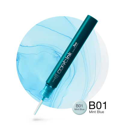 Copic Ink Refill B01 Mint Blue <inline style="float: right; margin-right: 10px; background-color: rgb(213, 238, 242);">&nbsp;&nbsp;&nbsp;&nbsp;&nbsp;&nbsp; </inline>