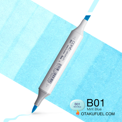 Copic Sketch B01 Mint Blue Marker <inline style="float: right; margin-right: 10px; background-color: rgb(213, 238, 242);">&nbsp;&nbsp;&nbsp;&nbsp;&nbsp;&nbsp; </inline>