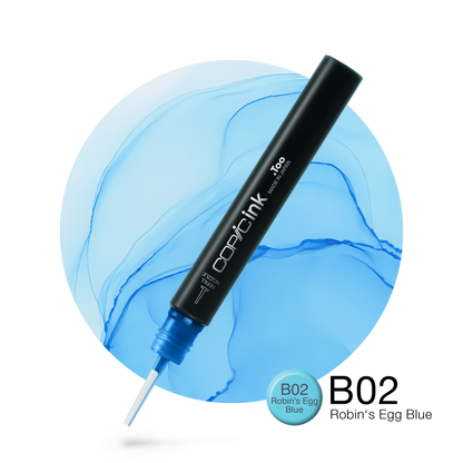 Copic Ink Refill B02 Robin's Egg Blue <inline style="float: right; margin-right: 10px; background-color: rgb(179, 225, 238);">&nbsp;&nbsp;&nbsp;&nbsp;&nbsp;&nbsp; </inline>