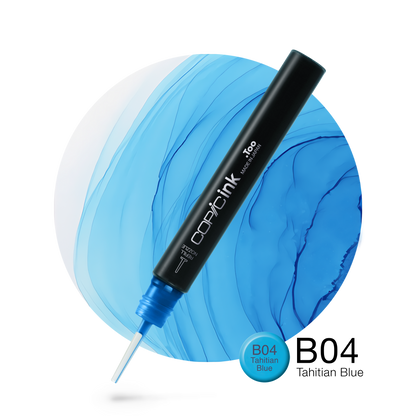 Copic Ink Refill B04 Tahitian Blue <inline style="float: right; margin-right: 10px; background-color: rgb(111, 206, 226);">&nbsp;&nbsp;&nbsp;&nbsp;&nbsp;&nbsp; </inline>