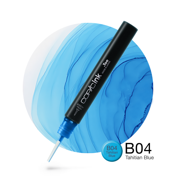 Copic Ink Refill B04 Tahitian Blue <inline style="float: right; margin-right: 10px; background-color: rgb(111, 206, 226);">&nbsp;&nbsp;&nbsp;&nbsp;&nbsp;&nbsp; </inline>