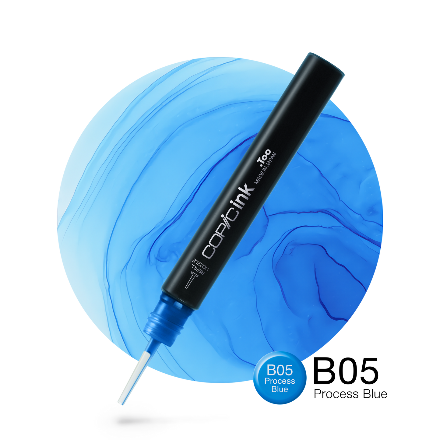 Copic Ink Refill B05 Process Blue <inline style="float: right; margin-right: 10px; background-color: rgb(67, 197, 231);">&nbsp;&nbsp;&nbsp;&nbsp;&nbsp;&nbsp; </inline>