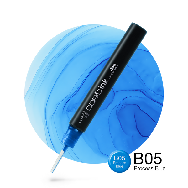 Copic Ink Refill B05 Process Blue <inline style="float: right; margin-right: 10px; background-color: rgb(67, 197, 231);">&nbsp;&nbsp;&nbsp;&nbsp;&nbsp;&nbsp; </inline>