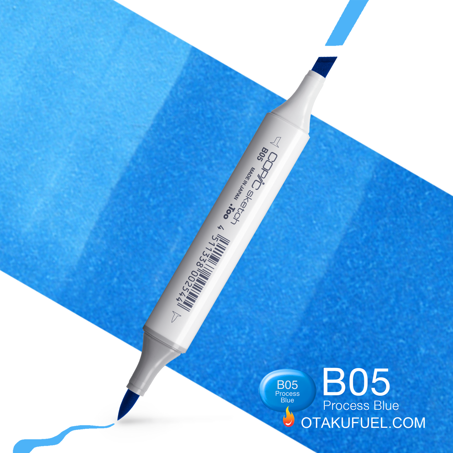 Copic Sketch B05 Process Blue Marker <inline style="float: right; margin-right: 10px; background-color: rgb(67, 197, 231);">&nbsp;&nbsp;&nbsp;&nbsp;&nbsp;&nbsp; </inline>