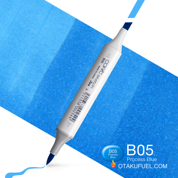 Copic Sketch B05 Process Blue Marker <inline style="float: right; margin-right: 10px; background-color: rgb(67, 197, 231);">&nbsp;&nbsp;&nbsp;&nbsp;&nbsp;&nbsp; </inline>