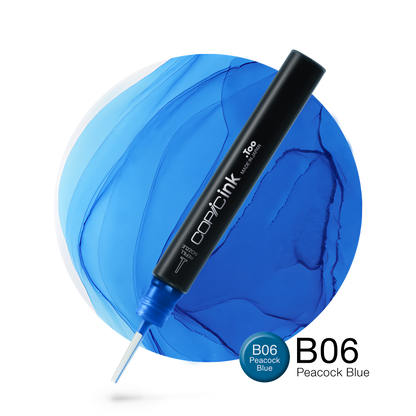Copic Ink Refill B06 Peacock Blue <inline style="float: right; margin-right: 10px; background-color: rgb(22, 177, 231);">&nbsp;&nbsp;&nbsp;&nbsp;&nbsp;&nbsp; </inline>