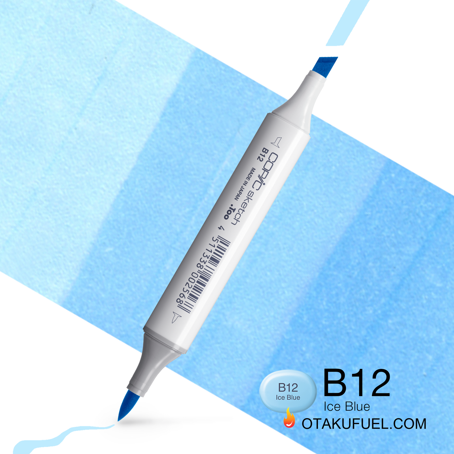 Copic Sketch B12 Ice Blue Marker <inline style="float: right; margin-right: 10px; background-color: rgb(199, 229, 237);">&nbsp;&nbsp;&nbsp;&nbsp;&nbsp;&nbsp; </inline>
