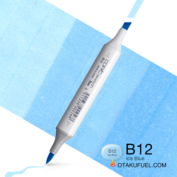 Copic Sketch B12 Ice Blue Marker <inline style="float: right; margin-right: 10px; background-color: rgb(199, 229, 237);">&nbsp;&nbsp;&nbsp;&nbsp;&nbsp;&nbsp; </inline>