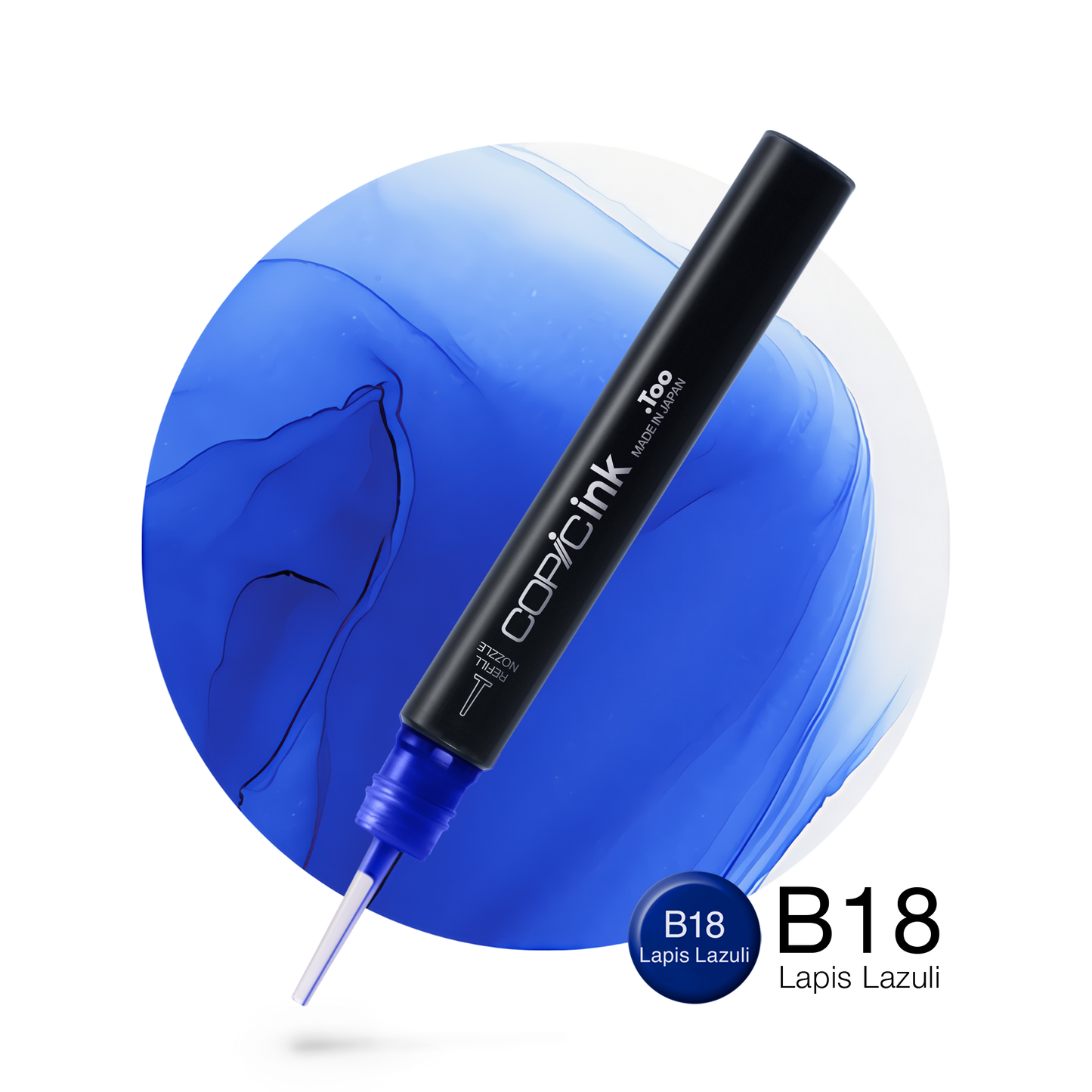 Copic Ink Refill B18 Lapis Lazuli <inline style="float: right; margin-right: 10px; background-color: rgb(33, 138, 203);">&nbsp;&nbsp;&nbsp;&nbsp;&nbsp;&nbsp; </inline>
