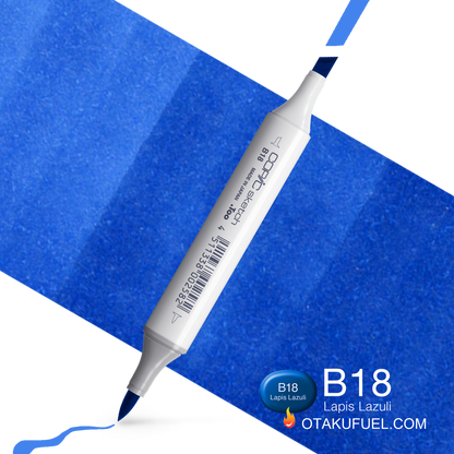 Copic Sketch B18 Lapis Lazuli Marker <inline style="float: right; margin-right: 10px; background-color: rgb(33, 138, 203);">&nbsp;&nbsp;&nbsp;&nbsp;&nbsp;&nbsp; </inline>