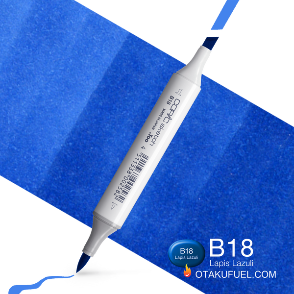 Copic Sketch B18 Lapis Lazuli Marker <inline style="float: right; margin-right: 10px; background-color: rgb(33, 138, 203);">&nbsp;&nbsp;&nbsp;&nbsp;&nbsp;&nbsp; </inline>