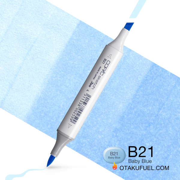 Copic Sketch B21 Baby Blue Marker <inline style="float: right; margin-right: 10px; background-color: rgb(220, 237, 247);">&nbsp;&nbsp;&nbsp;&nbsp;&nbsp;&nbsp; </inline>