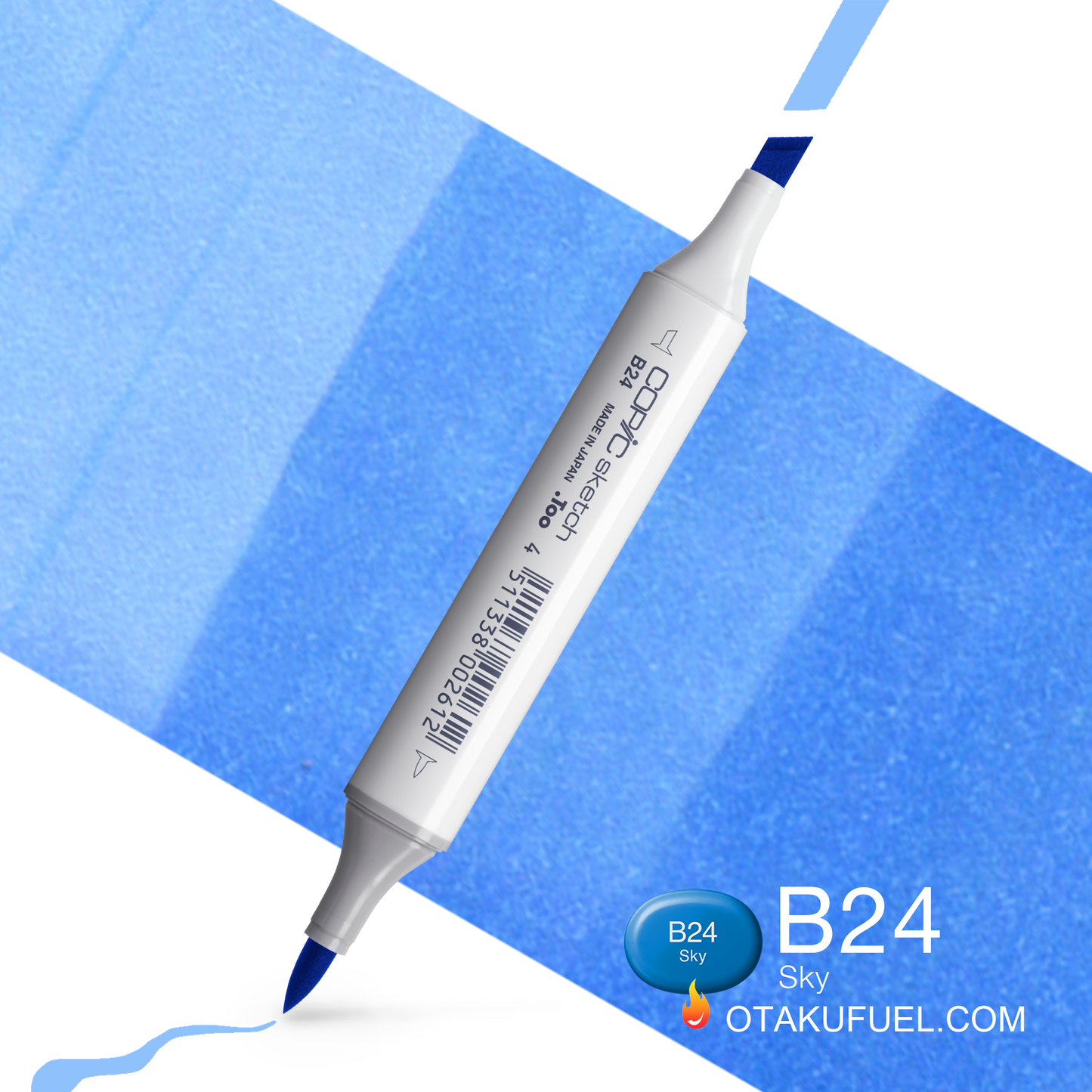 Copic Sketch B24 Sky Marker B24-S <inline style="float: right; margin-right: 10px; background-color: rgb(137, 205, 240);">&nbsp;&nbsp;&nbsp;&nbsp;&nbsp;&nbsp; </inline>