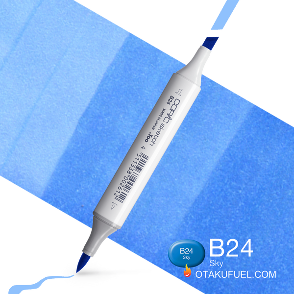 Copic Sketch B24 Sky Marker B24-S <inline style="float: right; margin-right: 10px; background-color: rgb(137, 205, 240);">&nbsp;&nbsp;&nbsp;&nbsp;&nbsp;&nbsp; </inline>