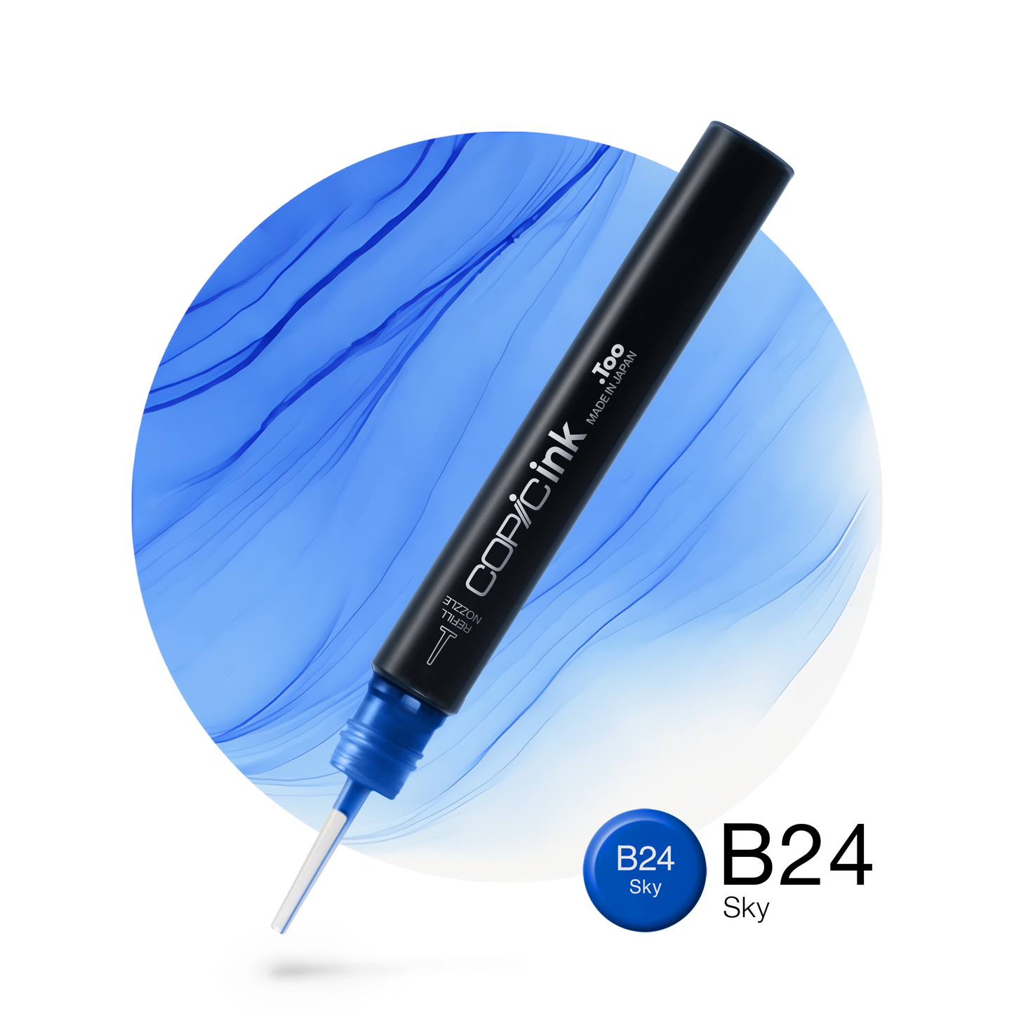 Copic Ink Refill B24 Sky <inline style="float: right; margin-right: 10px; background-color: rgb(137, 205, 240);">&nbsp;&nbsp;&nbsp;&nbsp;&nbsp;&nbsp; </inline>