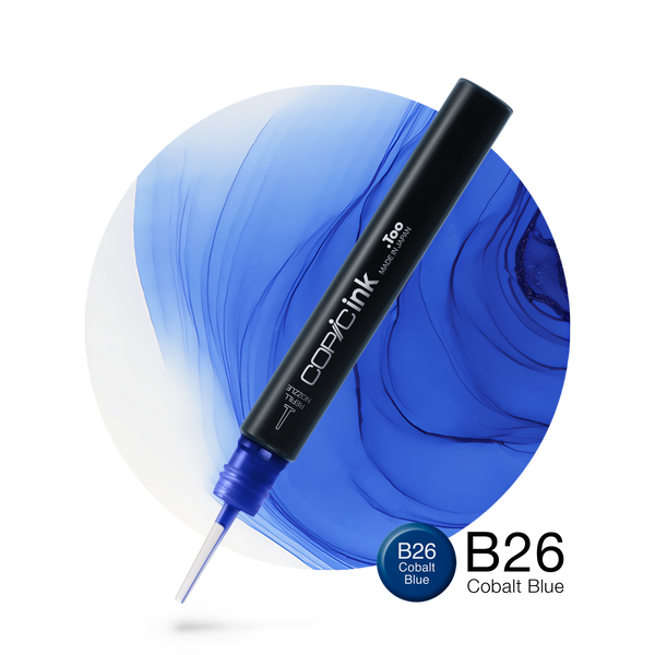 Copic Ink Refill B26 Cobalt Blue <inline style="float: right; margin-right: 10px; background-color: rgb(104, 178, 227);">&nbsp;&nbsp;&nbsp;&nbsp;&nbsp;&nbsp; </inline>