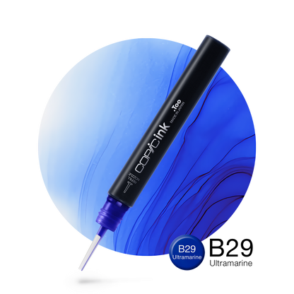 Copic Ink Refill B29 Ultramarine <inline style="float: right; margin-right: 10px; background-color: rgb(8, 119, 190);">&nbsp;&nbsp;&nbsp;&nbsp;&nbsp;&nbsp; </inline>