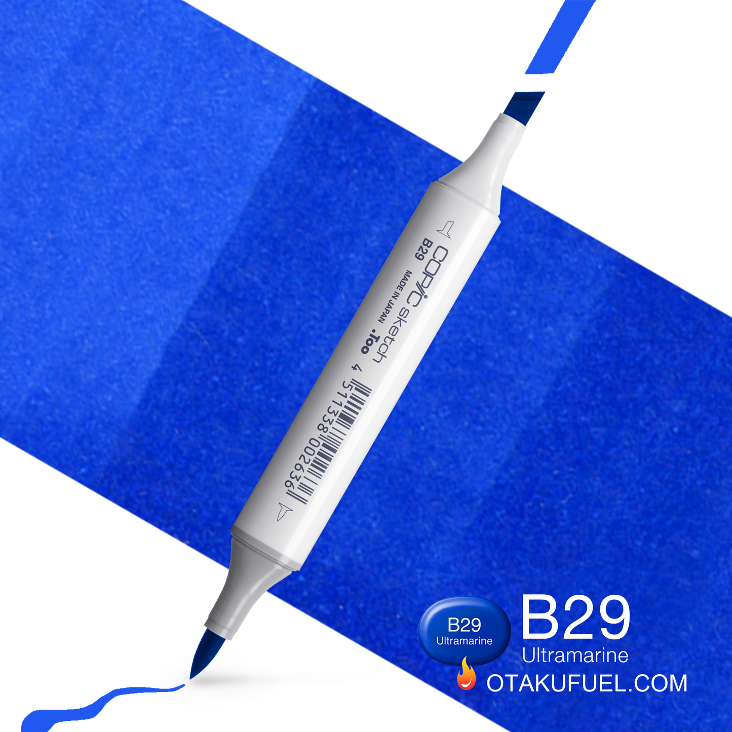 Copic Sketch B29 Ultramarine Marker <inline style="float: right; margin-right: 10px; background-color: rgb(8, 119, 190);">&nbsp;&nbsp;&nbsp;&nbsp;&nbsp;&nbsp; </inline>