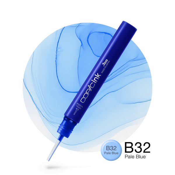 Copic Ink Refill B32 Pale Blue <inline style="float: right; margin-right: 10px; background-color: rgb(226, 239, 245);">&nbsp;&nbsp;&nbsp;&nbsp;&nbsp;&nbsp; </inline>