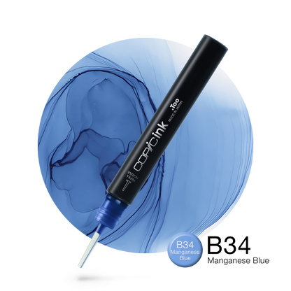 Copic Ink Refill B34 Manganese Blue <inline style="float: right; margin-right: 10px; background-color: rgb(130, 193, 234);">&nbsp;&nbsp;&nbsp;&nbsp;&nbsp;&nbsp; </inline>