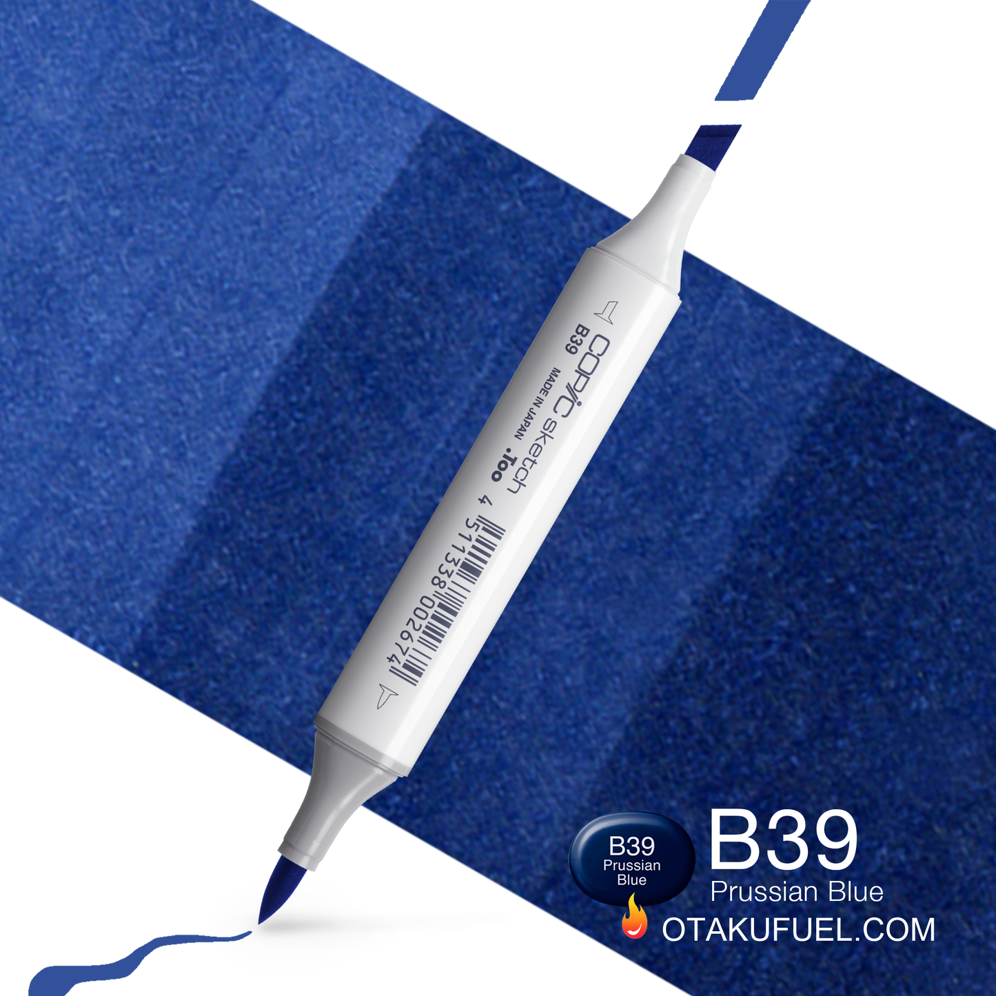 Copic Sketch B39 Prussian Blue Marker <inline style="float: right; margin-right: 10px; background-color: rgb(43, 100, 171);">&nbsp;&nbsp;&nbsp;&nbsp;&nbsp;&nbsp; </inline>