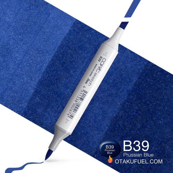 Copic Sketch B39 Prussian Blue Marker <inline style="float: right; margin-right: 10px; background-color: rgb(43, 100, 171);">&nbsp;&nbsp;&nbsp;&nbsp;&nbsp;&nbsp; </inline>