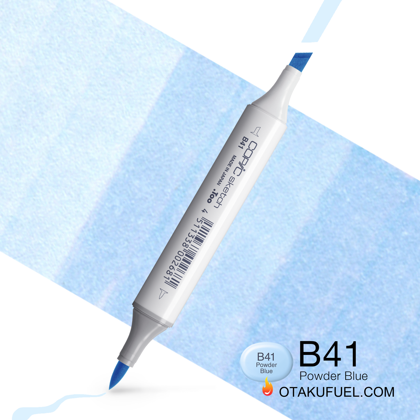 Copic Sketch B41 Powder Blue Marker <inline style="float: right; margin-right: 10px; background-color: rgb(225, 237, 249);">&nbsp;&nbsp;&nbsp;&nbsp;&nbsp;&nbsp; </inline>
