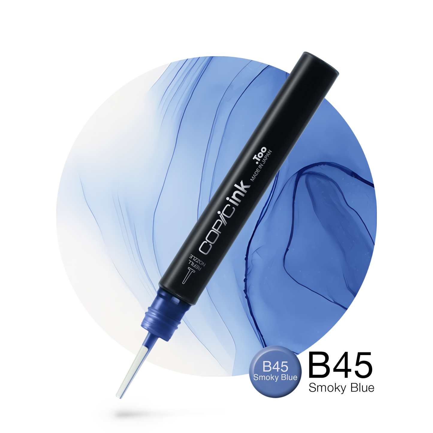 Copic Ink Refill B45 Smoky Blue <inline style="float: right; margin-right: 10px; background-color: rgb(225, 237, 249);">&nbsp;&nbsp;&nbsp;&nbsp;&nbsp;&nbsp; </inline>