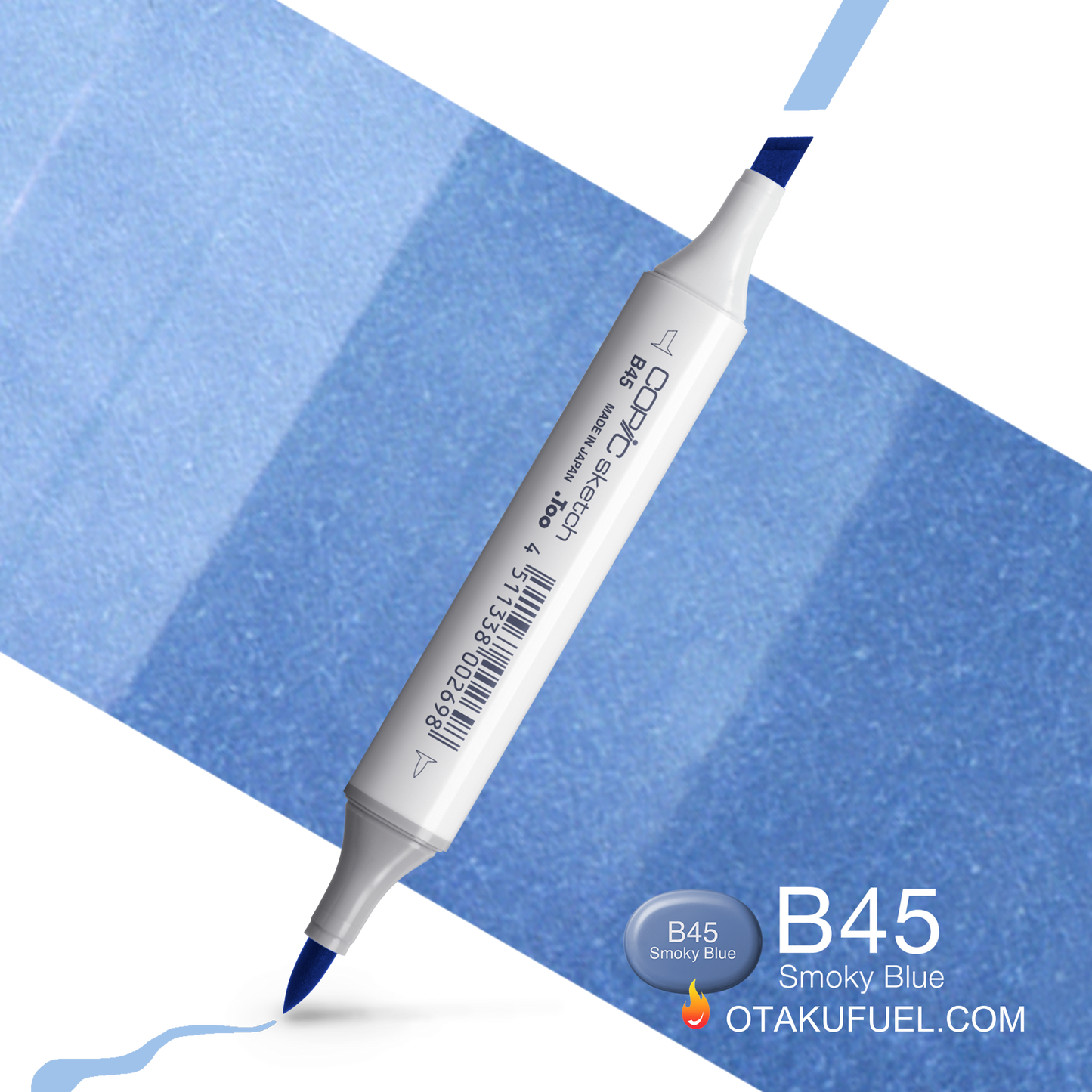 Copic Sketch B45 Smoky Blue Marker <inline style="float: right; margin-right: 10px; background-color: rgb(225, 237, 249);">&nbsp;&nbsp;&nbsp;&nbsp;&nbsp;&nbsp; </inline>