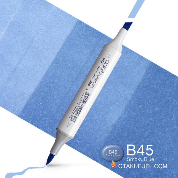 Copic Sketch B45 Smoky Blue Marker <inline style="float: right; margin-right: 10px; background-color: rgb(225, 237, 249);">&nbsp;&nbsp;&nbsp;&nbsp;&nbsp;&nbsp; </inline>