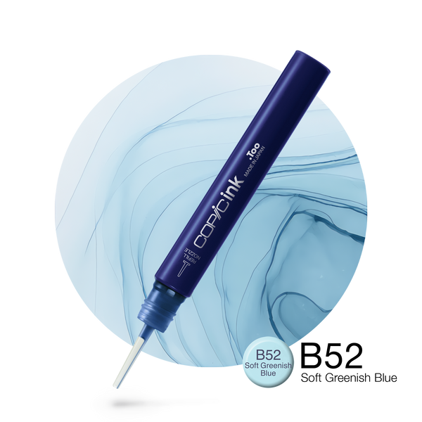 Copic Ink Refill B52 Soft Greenish Blue <inline style="float: right; margin-right: 10px; background-color: rgb(172, 203, 221);">&nbsp;&nbsp;&nbsp;&nbsp;&nbsp;&nbsp; </inline>