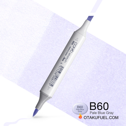 Copic Sketch B60 Pale Blue Gray Marker <inline style="float: right; margin-right: 10px; background-color: rgb(226, 239, 245);">&nbsp;&nbsp;&nbsp;&nbsp;&nbsp;&nbsp; </inline>