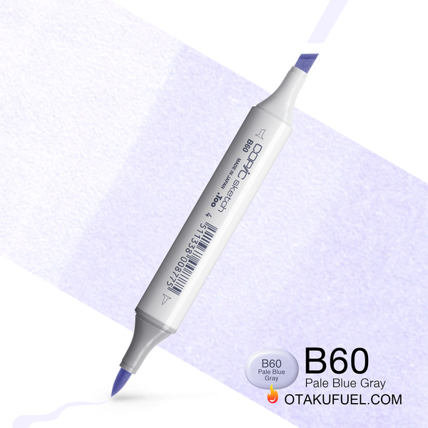 Copic Sketch B60 Pale Blue Gray Marker <inline style="float: right; margin-right: 10px; background-color: rgb(226, 239, 245);">&nbsp;&nbsp;&nbsp;&nbsp;&nbsp;&nbsp; </inline>