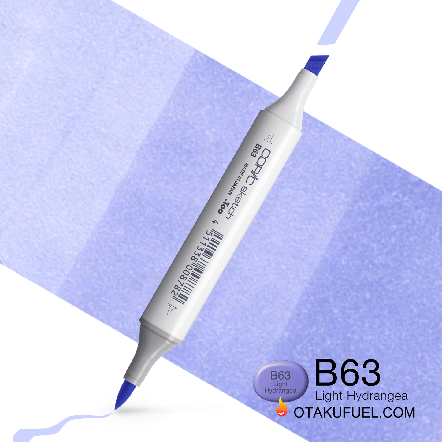 Copic Sketch B63 Light Hydrangea Marker <inline style="float: right; margin-right: 10px; background-color: rgb(167, 187, 224);">&nbsp;&nbsp;&nbsp;&nbsp;&nbsp;&nbsp; </inline>