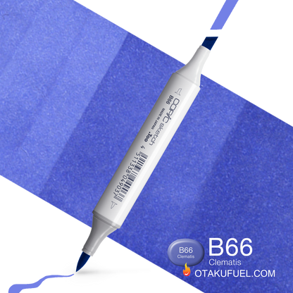 Copic Sketch B66 Clemantis Marker <inline style="float: right; margin-right: 10px; background-color: rgb(108, 139, 196);">&nbsp;&nbsp;&nbsp;&nbsp;&nbsp;&nbsp; </inline>