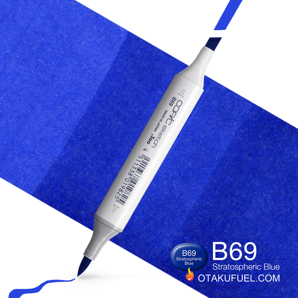 Copic Sketch B69 Stratospheric Blue Marker <inline style="float: right; margin-right: 10px; background-color: rgb(32, 102, 174);">&nbsp;&nbsp;&nbsp;&nbsp;&nbsp;&nbsp; </inline>