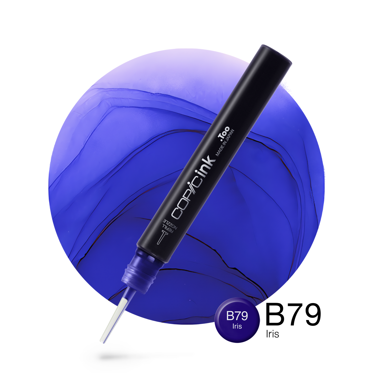 Copic Ink Refill B79 Iris <inline style="float: right; margin-right: 10px; background-color: rgb(58, 73, 156);">&nbsp;&nbsp;&nbsp;&nbsp;&nbsp;&nbsp; </inline>